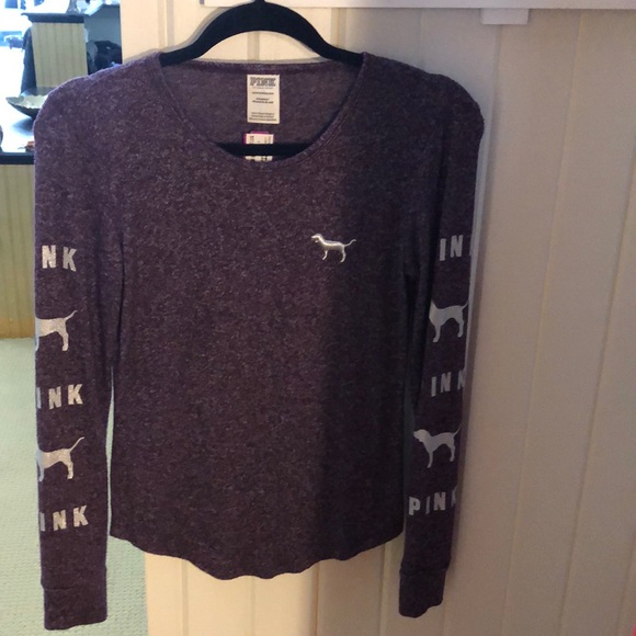 Off purple long sleeve pink shirt ( - Picture 1 of 4